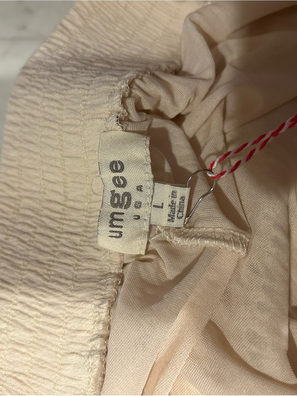 Umgee Cream Lace Ruffle Mini Skirt NWT - Picture 4 of 4